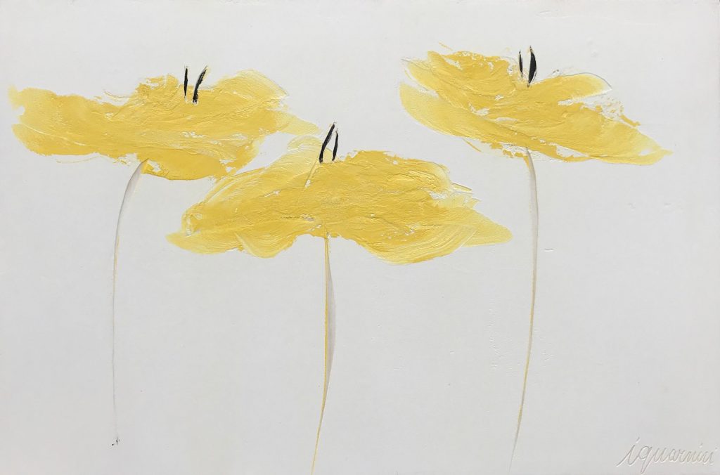 Yellow Poppies 32 x 48 inch