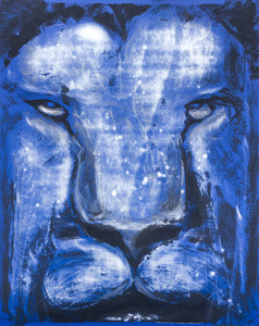 lion artwork graffito